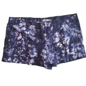 Gap Indigo Tie-dye Shorts with  Pockets
